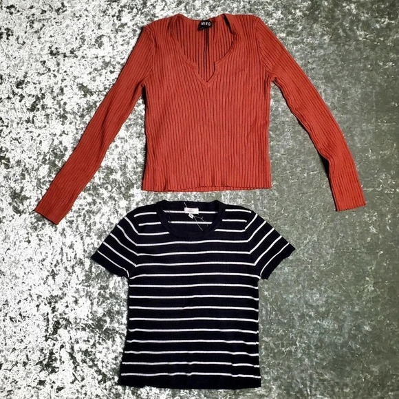 Ribbed Cropped Top Bundle - Picture 1 of 9